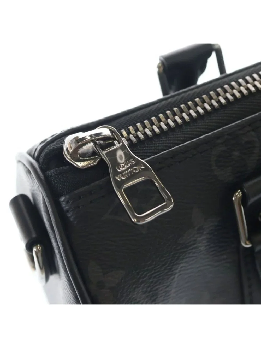 Louis Vuitton Monogram Eclipse Keepall Bandouliere XS Leather 2-Way Shoulder